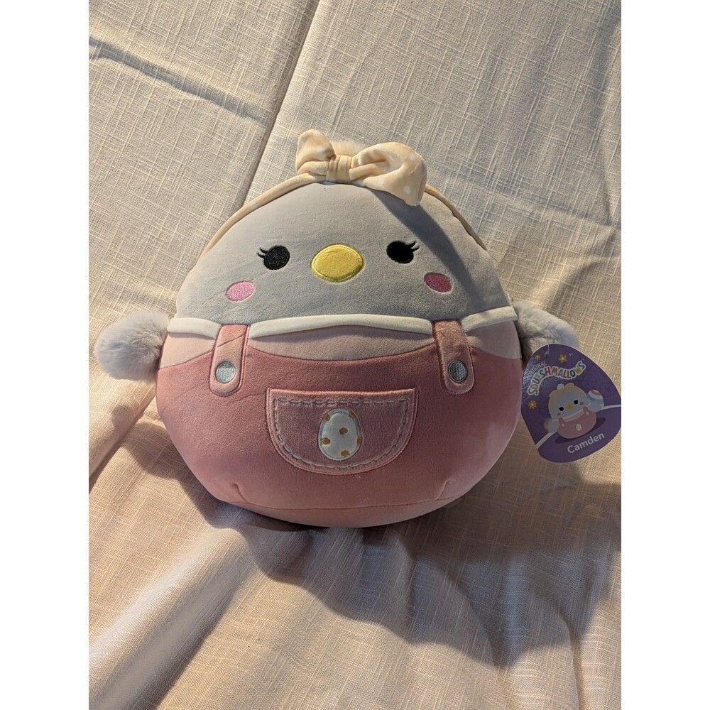 Squishmallow Easter 2025 Camden the Chick in Overalls 10 inch NEW Adorable Soft